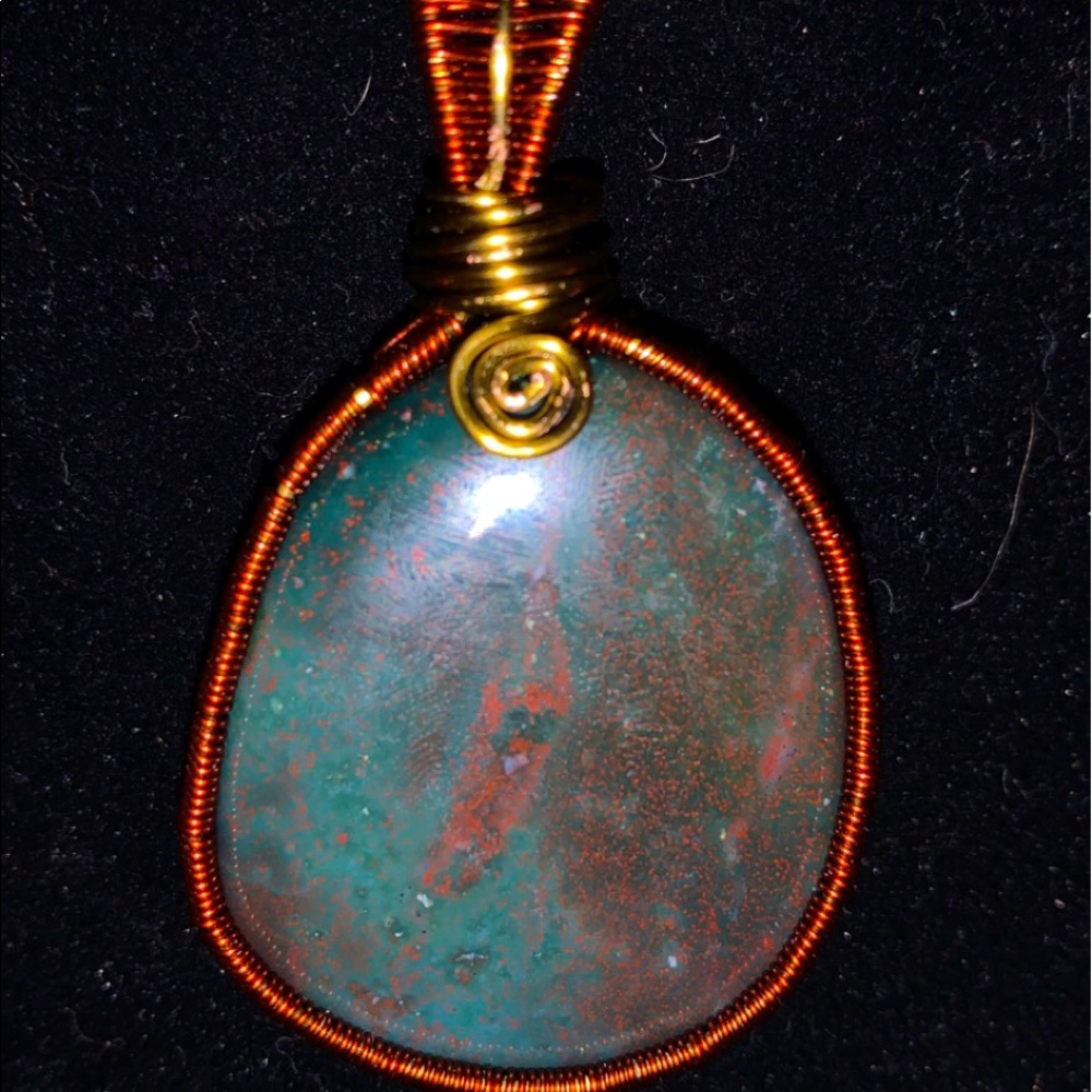 Bloodstone necklace